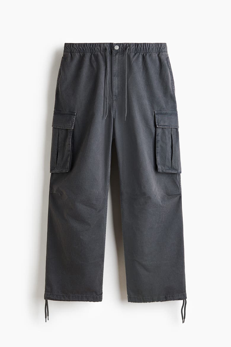 Loose-fit Cargo Pants, Alternate, color, Dark gray