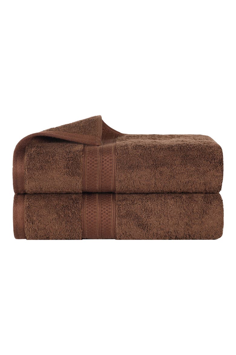 4-Pack Bath Towel Set, Main, color, COCOA