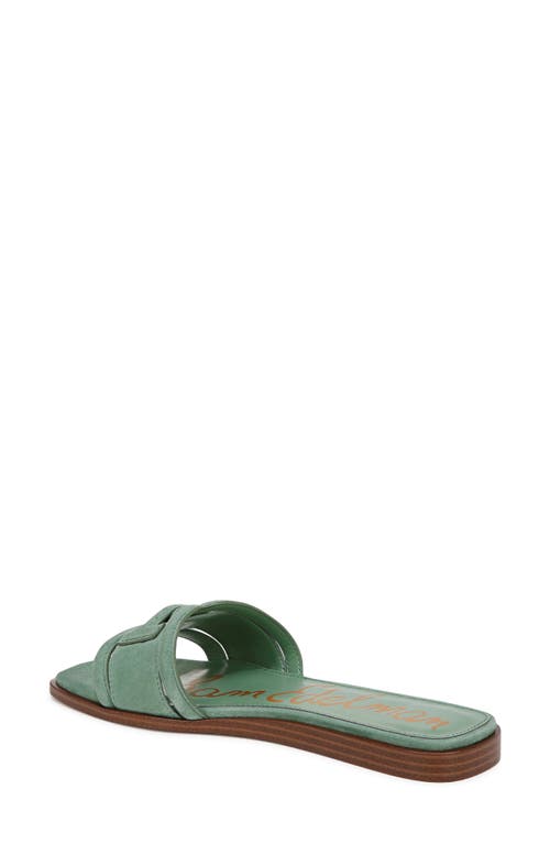 Sam Edelman Irina Slide Sandal In Green Garden