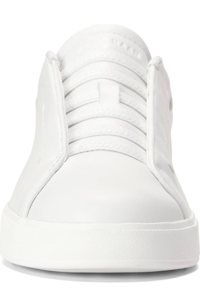 Cole Haan GrandPro Luxe Slip-On Sneaker, Alternate, color, White Leather