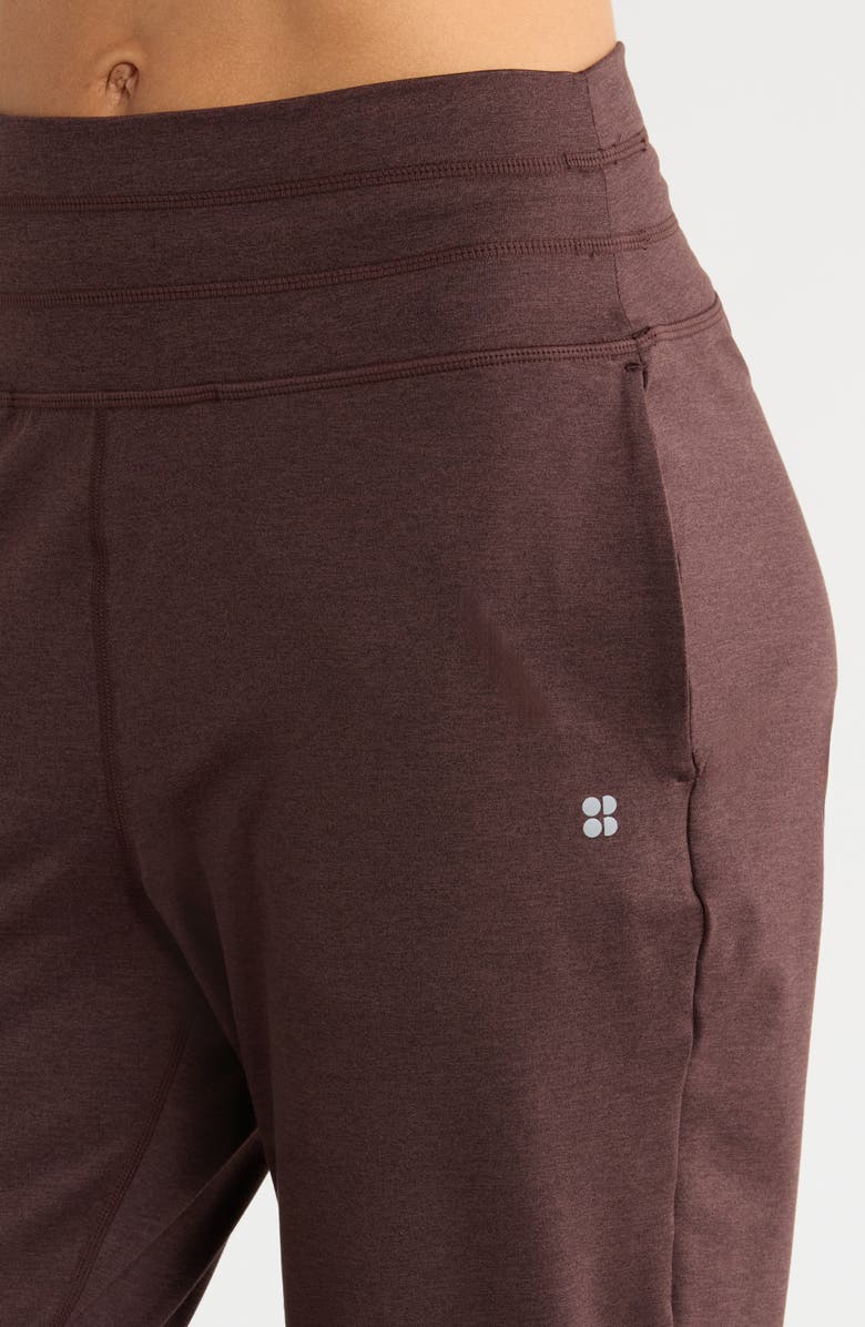 Sweaty Betty Gaia Pocket Joggers, Alternate, color, Sable Brown Marl