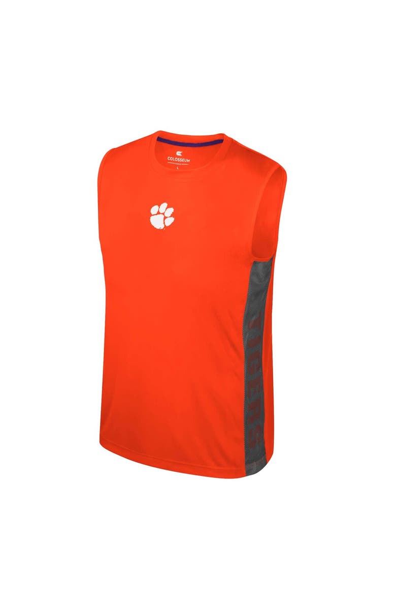 COLOSSEUM Youth Colosseum Orange Clemson Tigers Smak Talk Sleeveless T-Shirt, Alternate, color,