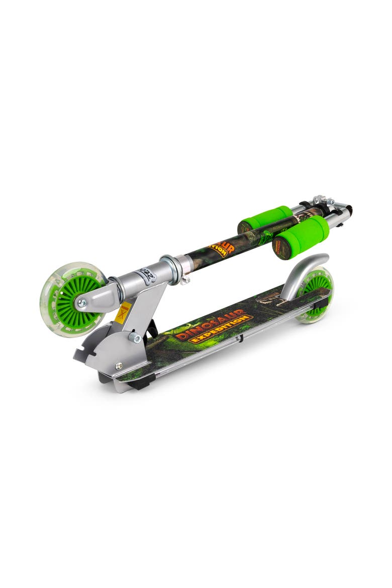 Flashing Adjustable Scooter Dinosaur Lightup Wheels, Alternate, color, Multicolored