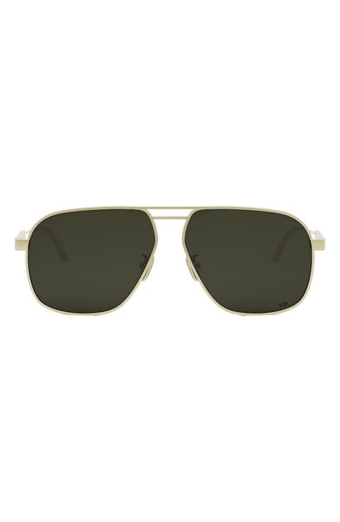 'DiorCannage A3U 58mm Pilot Sunglasses