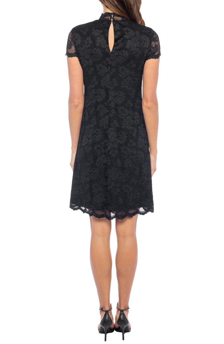 Marina Lace Scalloped Dress, Alternate, color,
