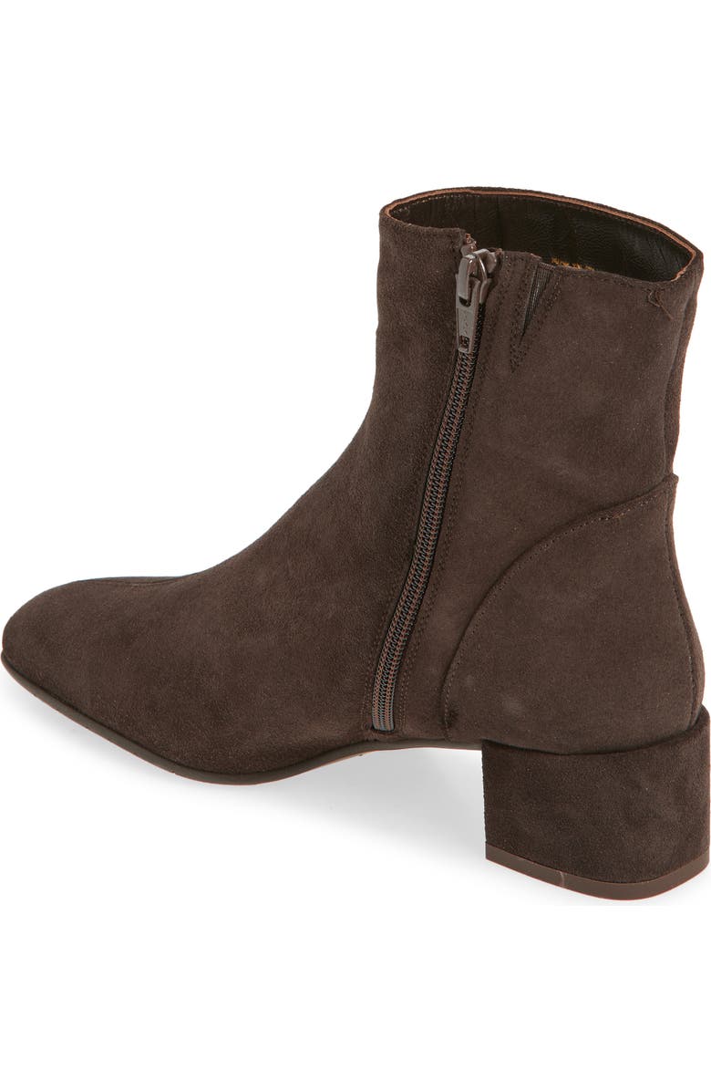 Aquatalia Loretta Weatherproof Suede Bootie, Alternate, color, Espresso Suede
