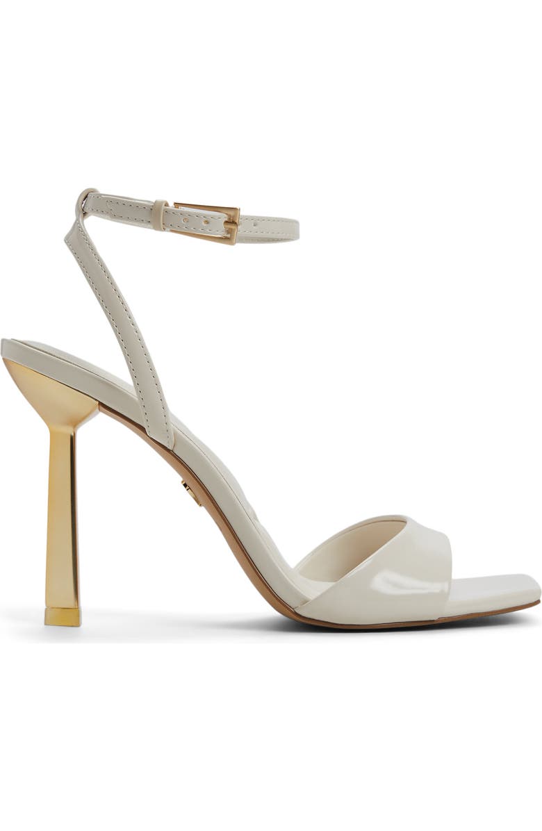 ALDO Illustrious Ankle Strap Sandal, Alternate, color, Other White