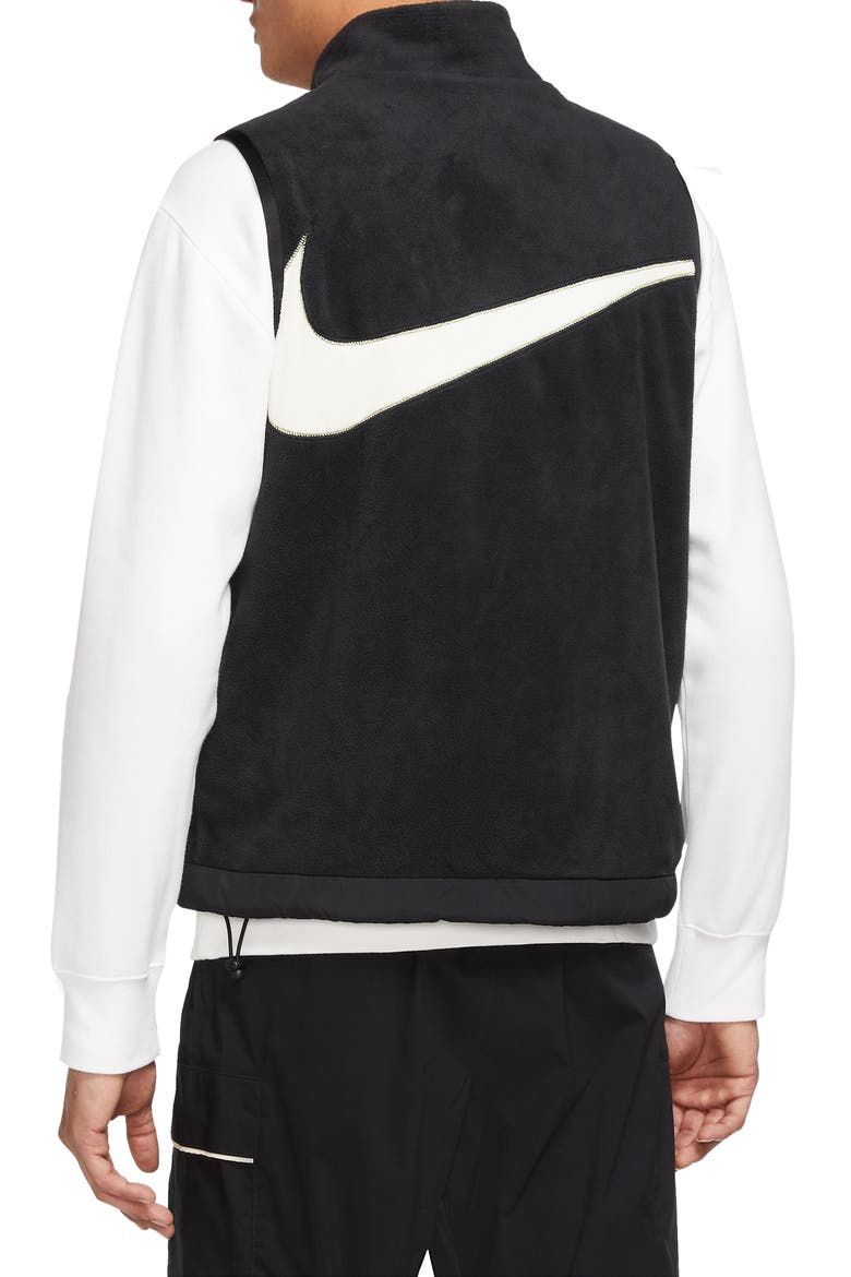 Club Fleece+ Winterized Vest, Alternate, color, BLACK/ SAIL