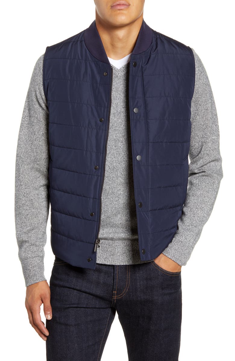Nordstrom Signature Quilted Vest, Main, color, 