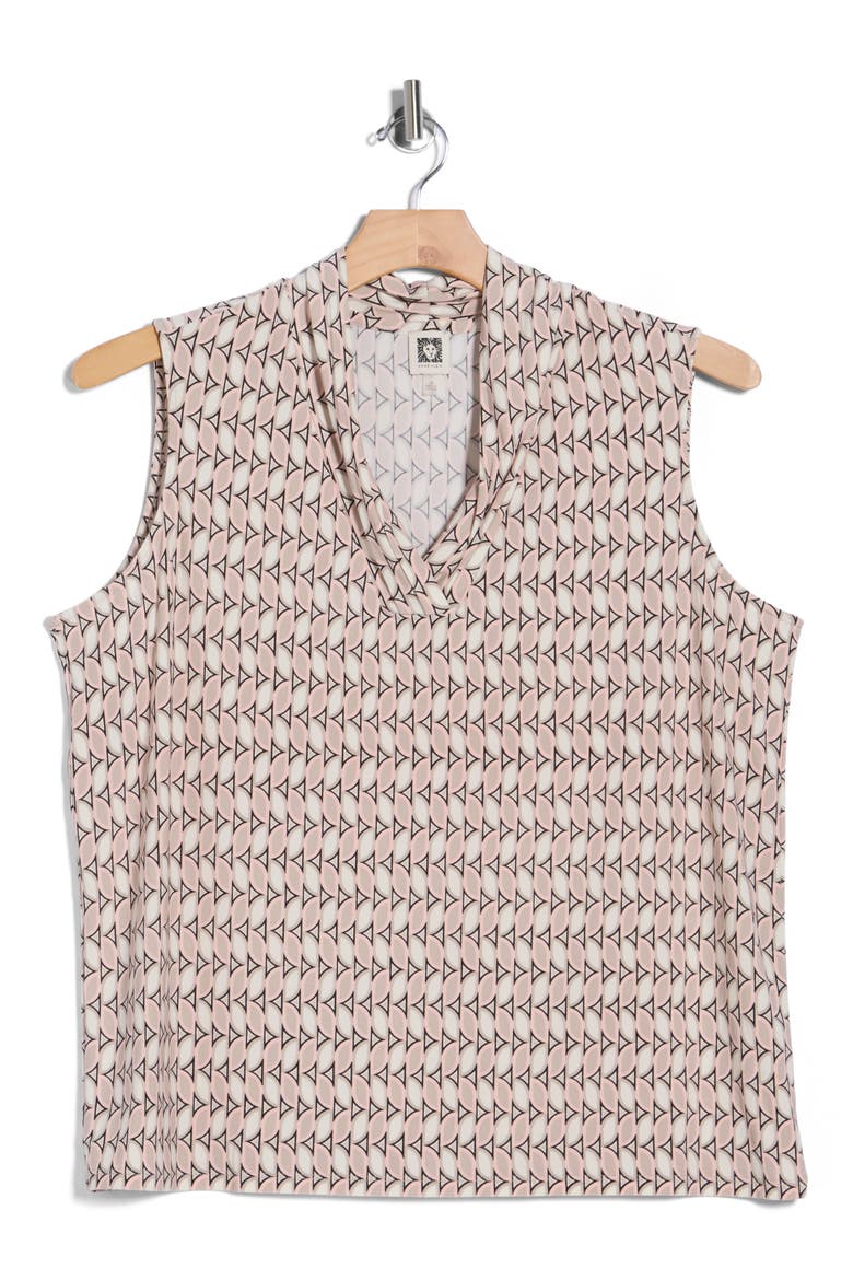 Triple Pleat Top, Alternate, color, PORCINI MULTI