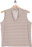 Anne Klein Triple Pleat Top