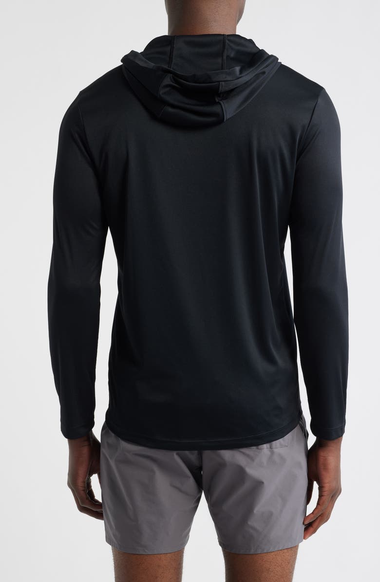 BOSS Hooded Long Sleeve Rashguard, Alternate, color, Black