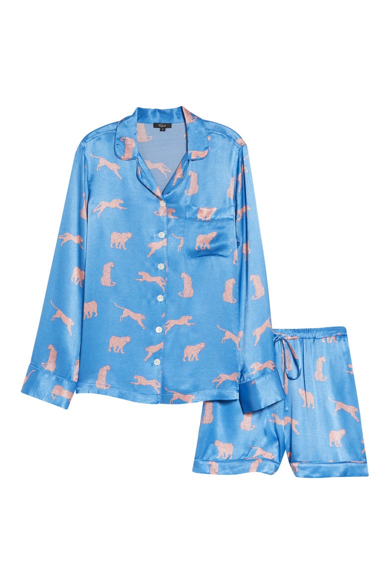 Clarise Short Pajamas, Alternate, color, PINK CHEETAHS