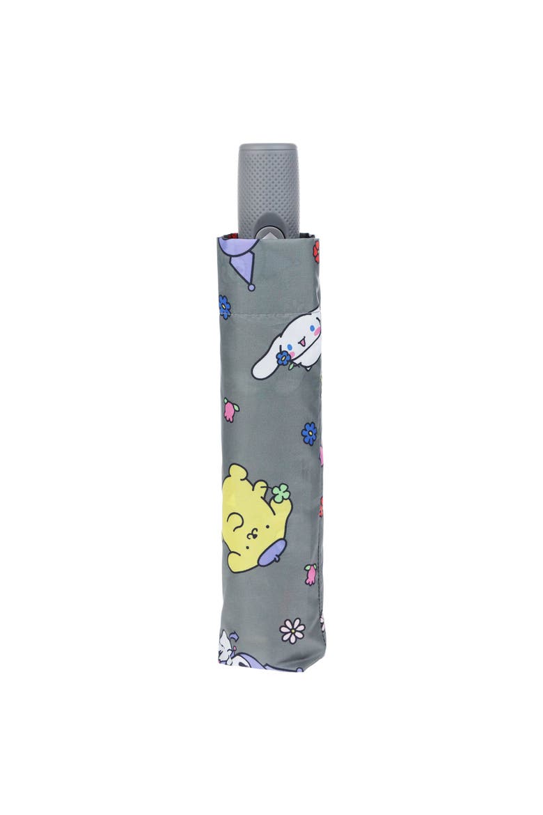 Nature All-Over Print Auto Open & Close Umbrella, Alternate, color, Grey