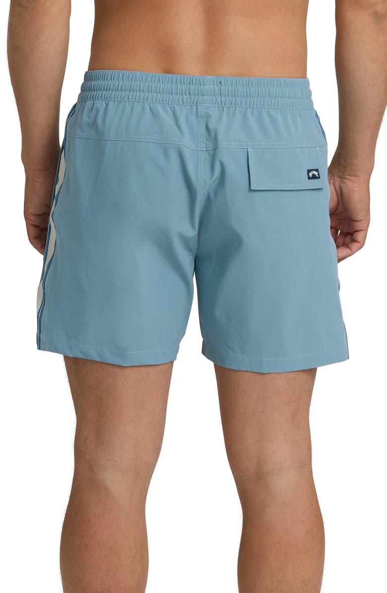 Billabong Dbah Panel Layback Swim Trunks, Alternate, color, Blue Fog