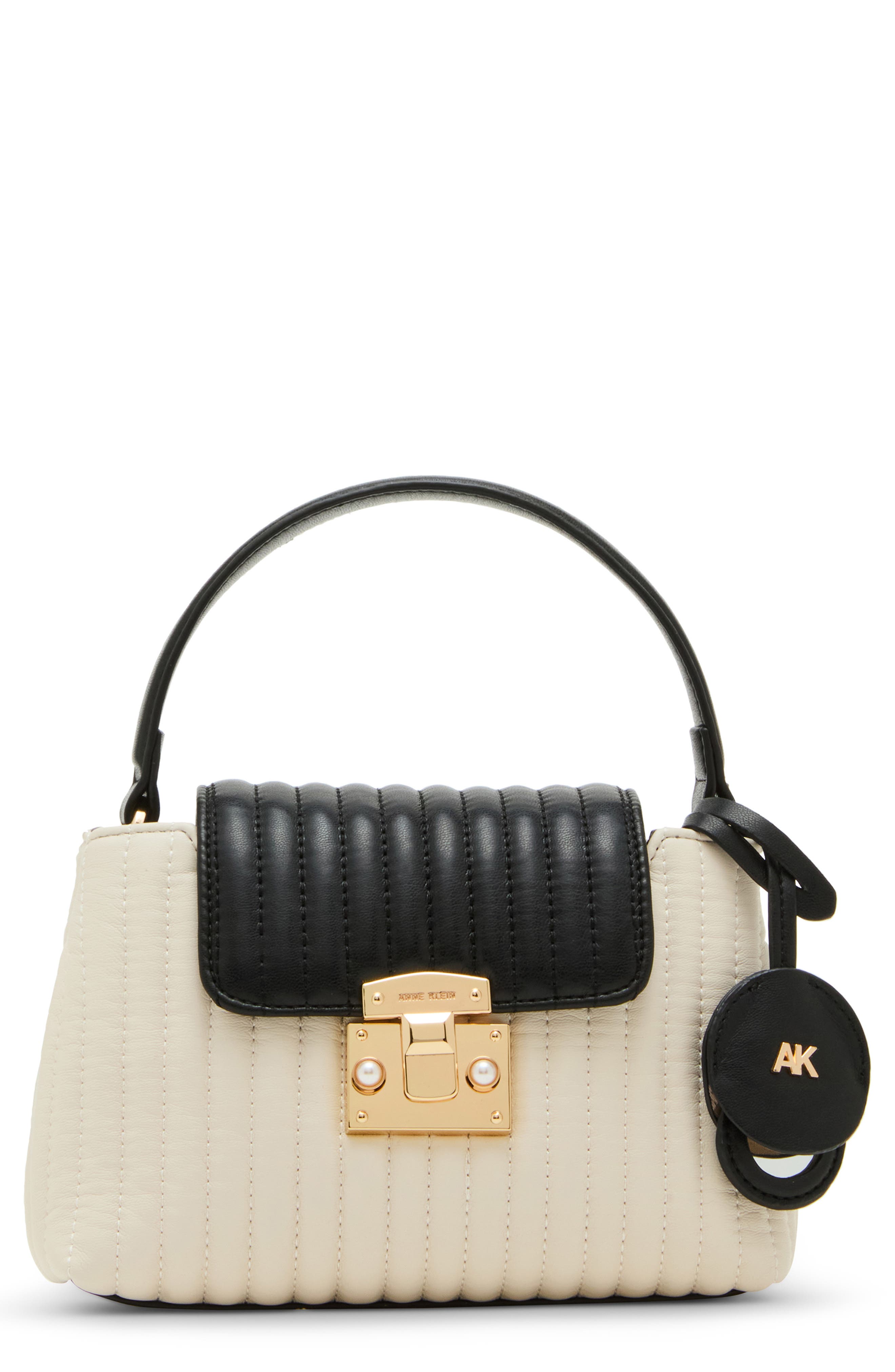 Anne Klein Small Satchel Bag, Main, color, 