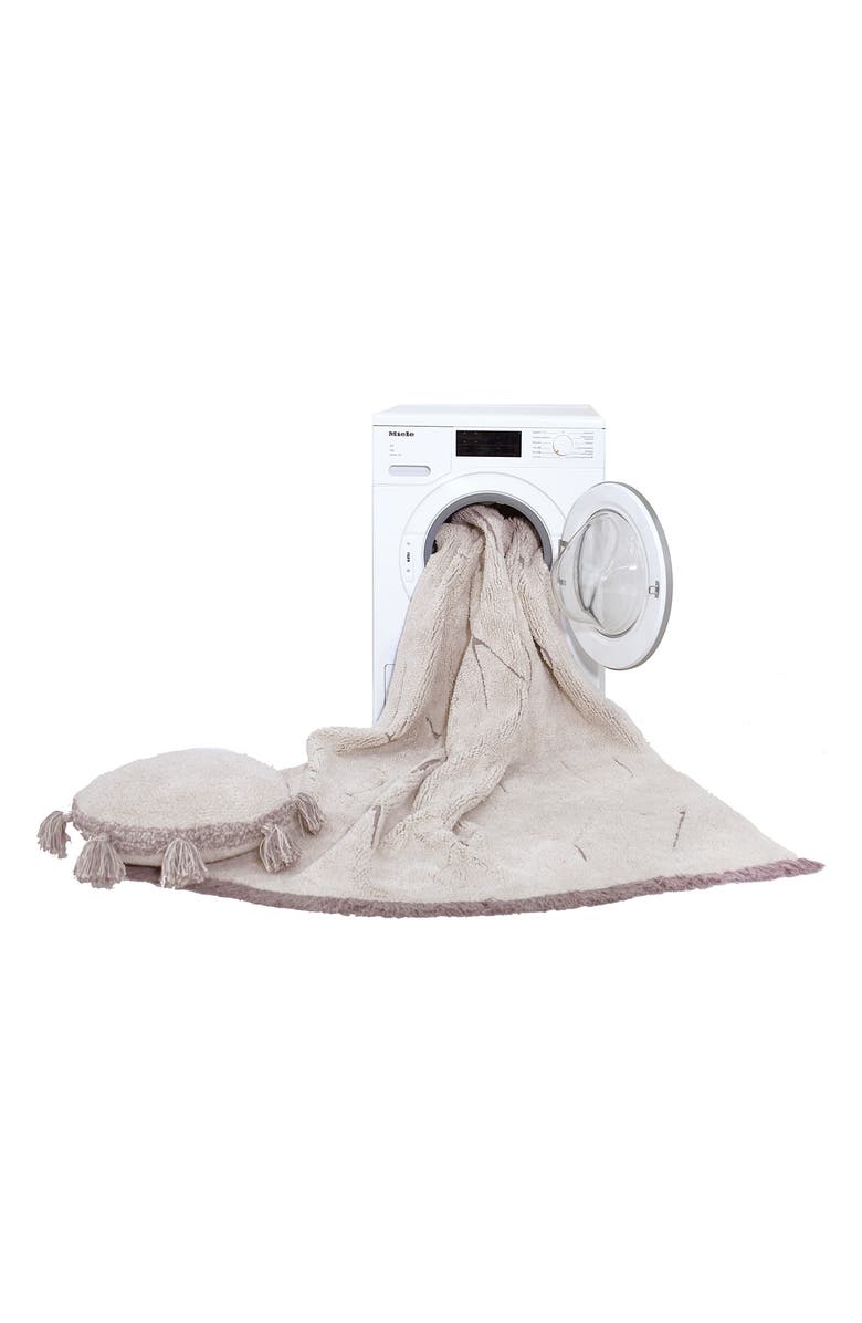 Lorena Canals RugCycled ABC Washable Cotton Blend Rug, Alternate, color, Natural Rugcycled Yarn