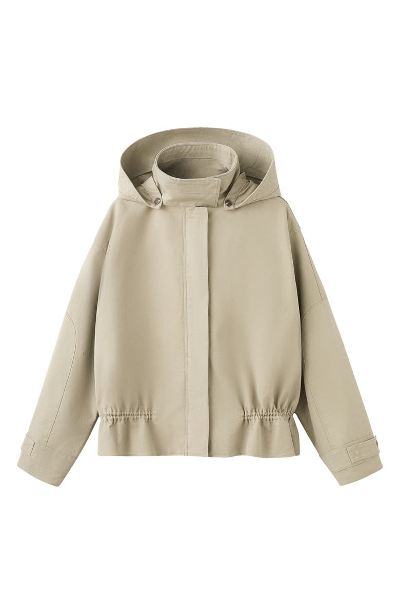 MANGO High Neck Oversize Parka with Removable Hood, Alternate, color, 