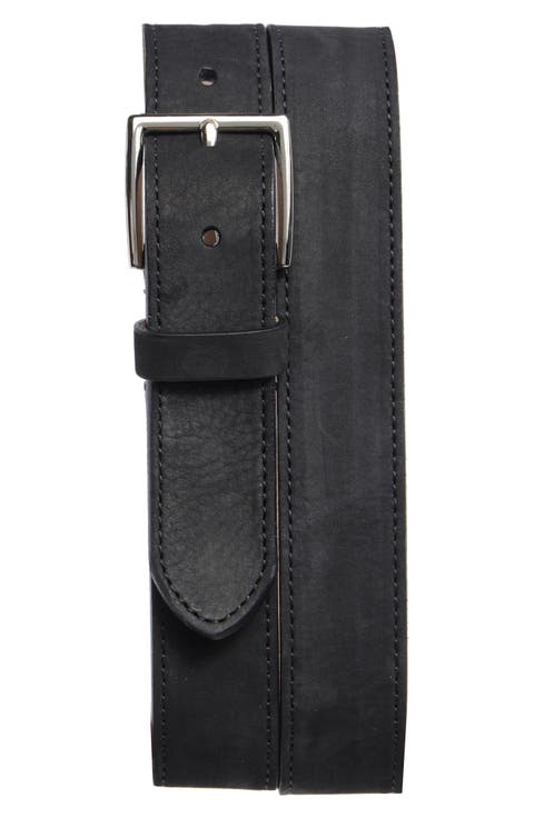Nubuck Leather Belt