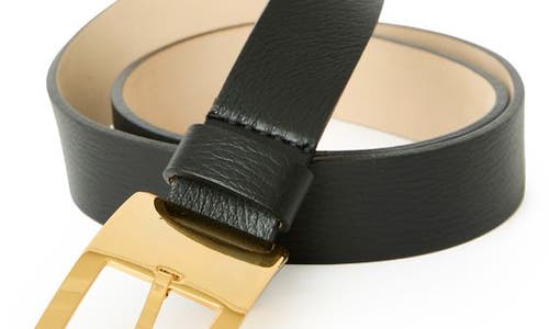 B-low The Belt Charlie Leather Belt In Black Gold