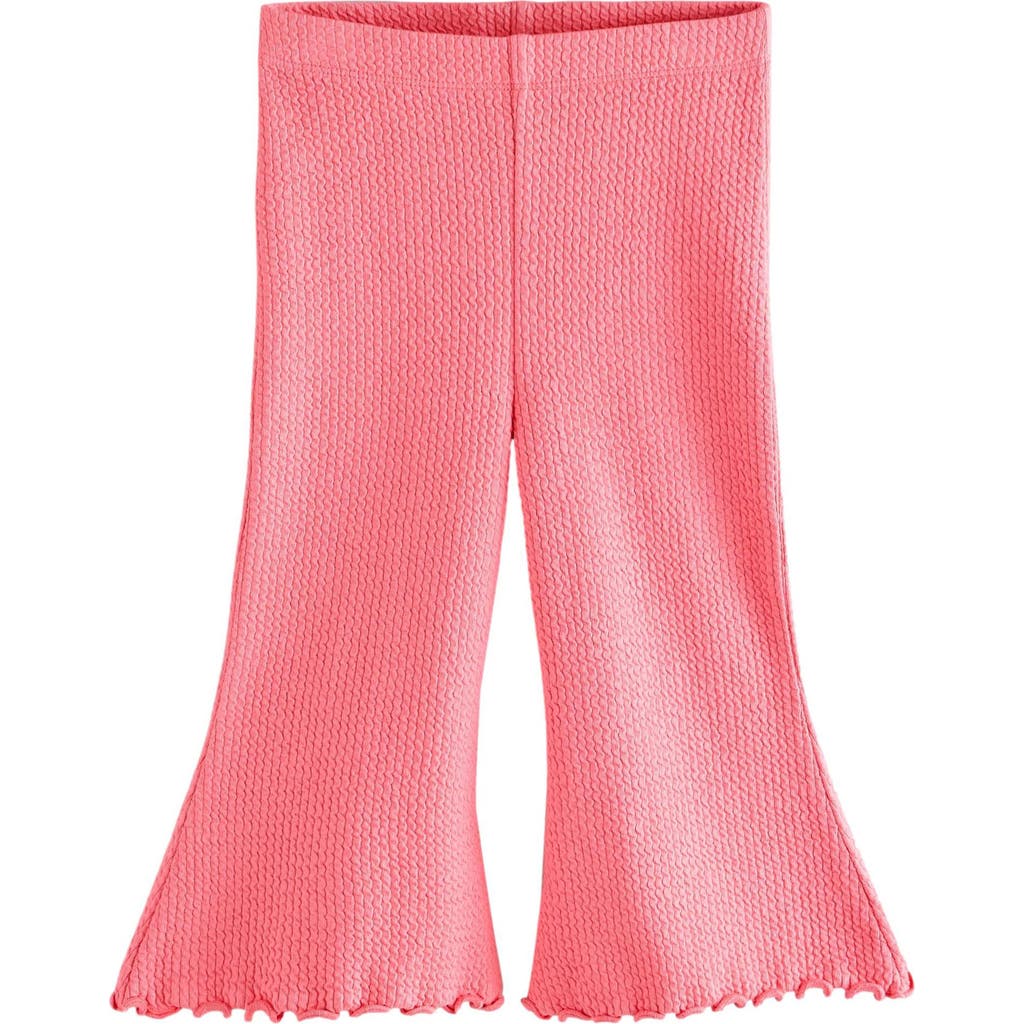 Next Kids' Knit Flare Leggings In Pink