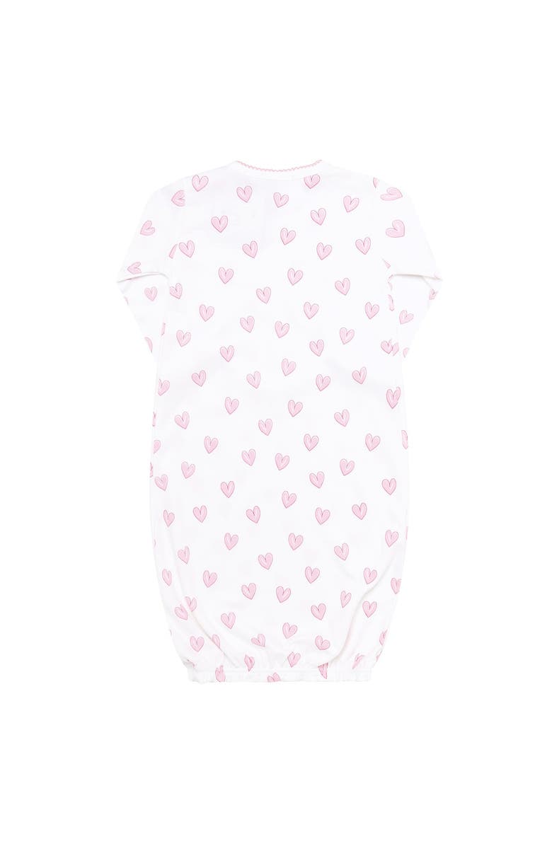 Nellapima Pink Heart Print Gown  - Baby, Alternate, color, Pink
