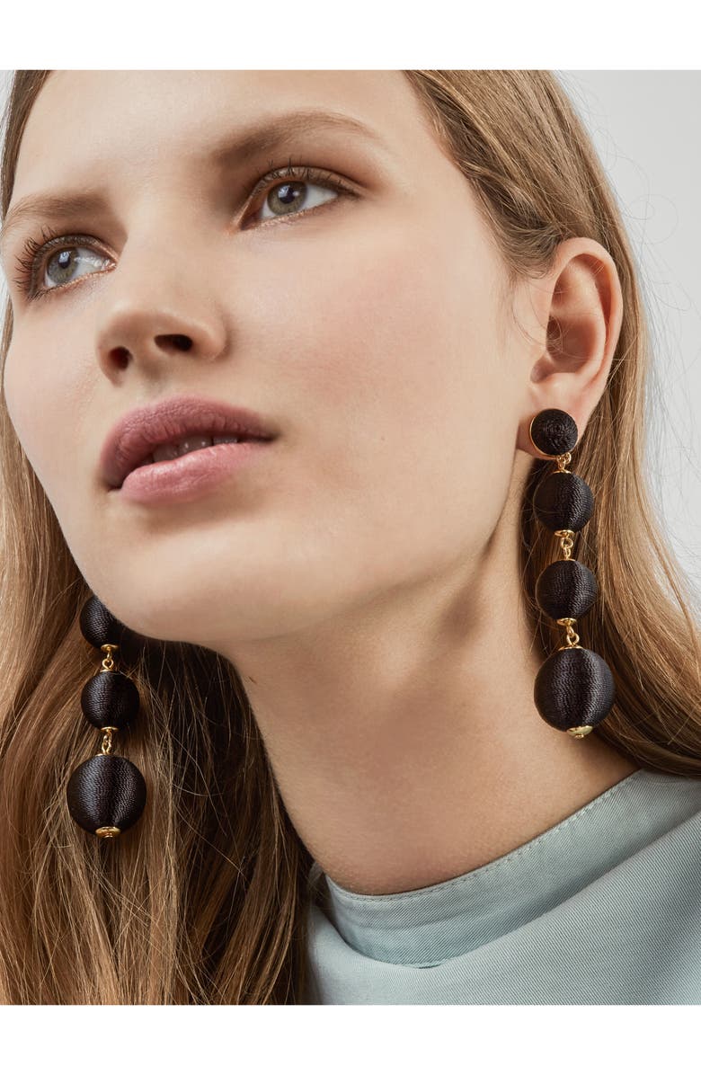 BaubleBar Criselda Ball Shoulder Duster Earrings, Alternate, color,