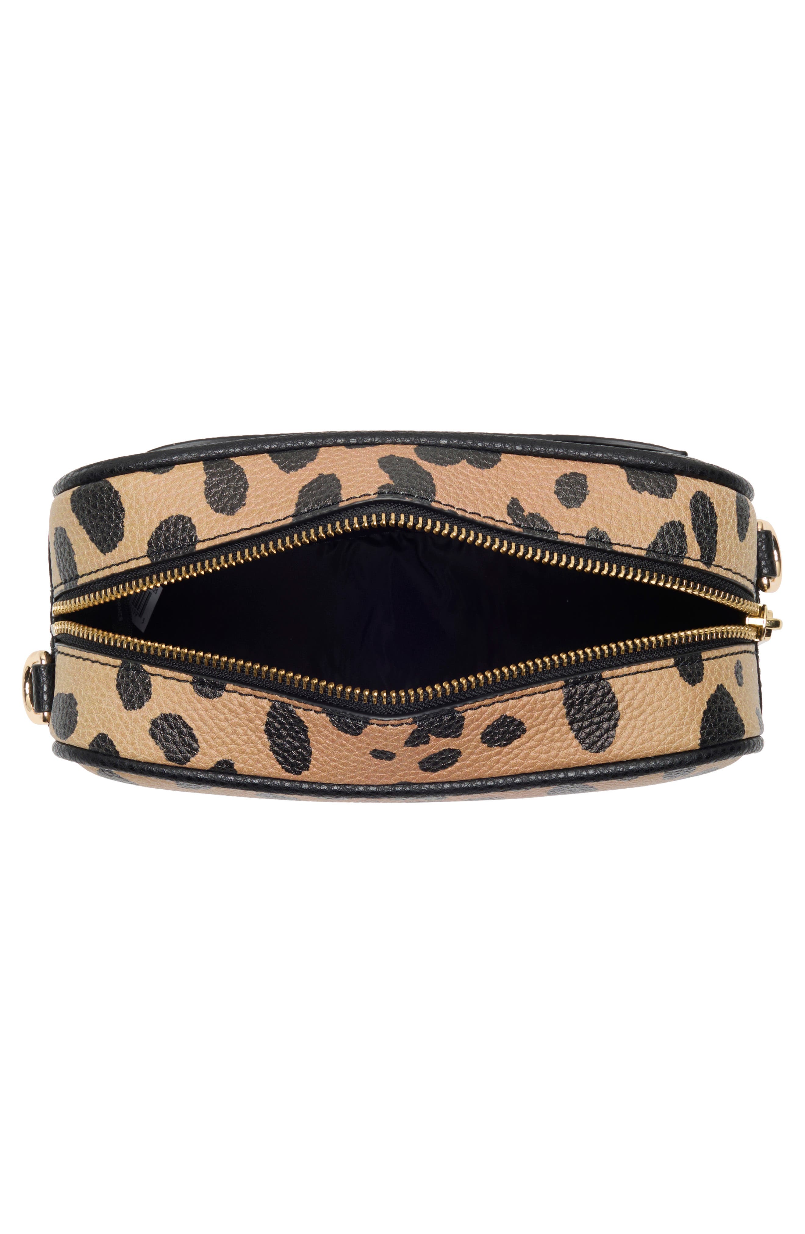 Marc Jacobs Cheetah Bold Flash Camera Bag, Alternate, color, Black Multi