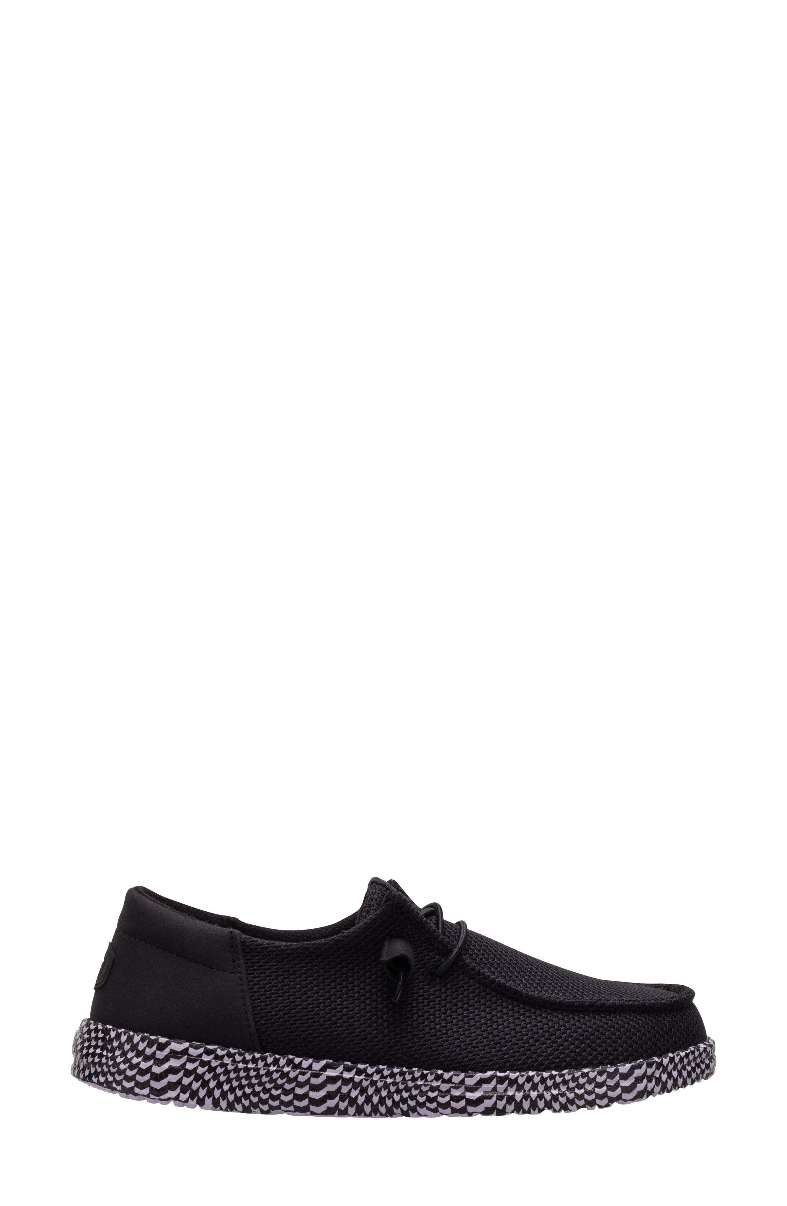 Hey Dude Wendy Funk Warped Geo Sneaker, Alternate, color, Black