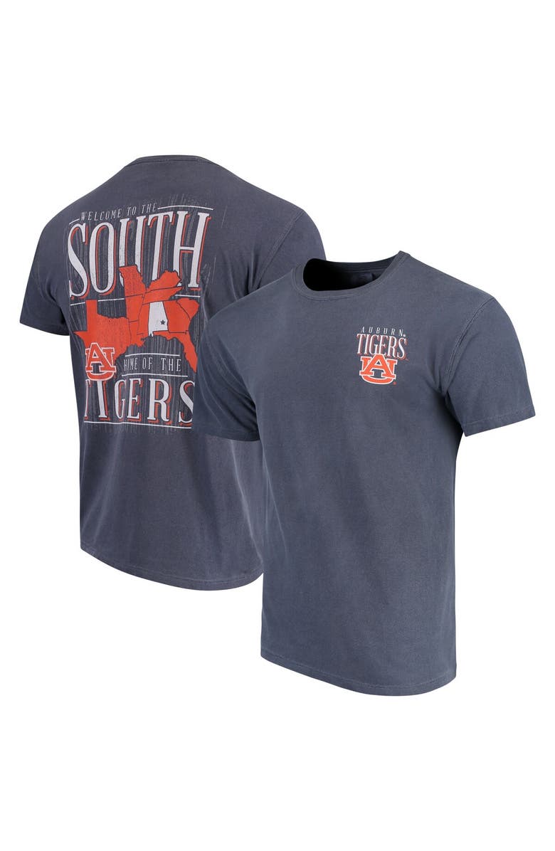 IMAGE ONE Men's Navy Auburn Tigers Welcome to the South Comfort Colors T-Shirt, Main, color, 
