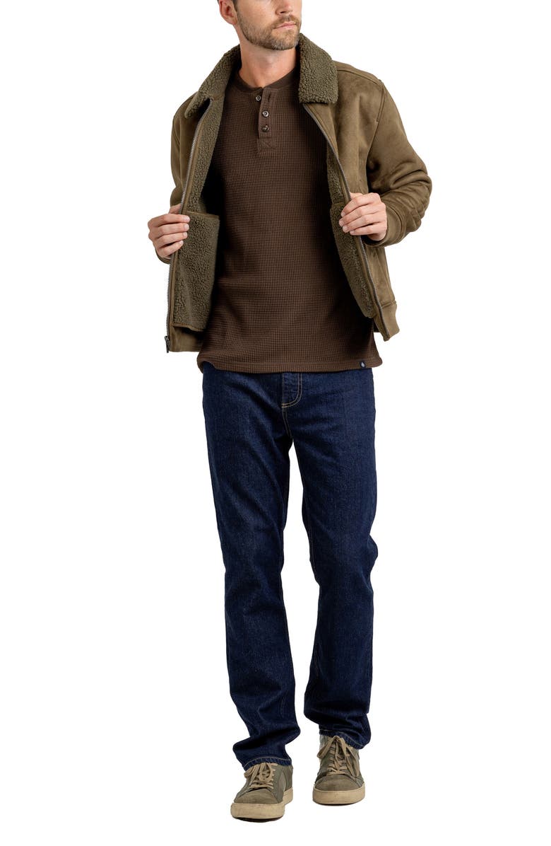 Rainforest Faux Shearling Jacket, Alternate, color, 