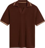 MAVRANS Textured Knit Polo