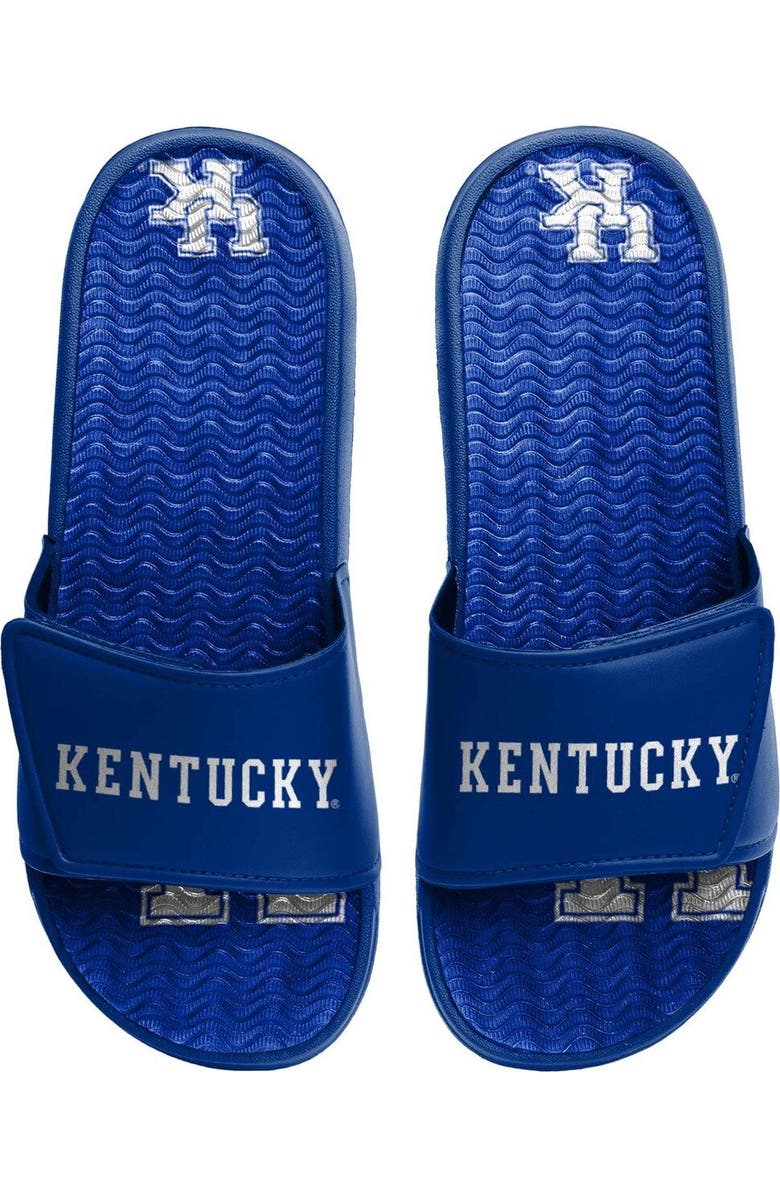 FOCO Men's FOCO Kentucky Wildcats Wordmark Gel Slide Sandals, Main, color,