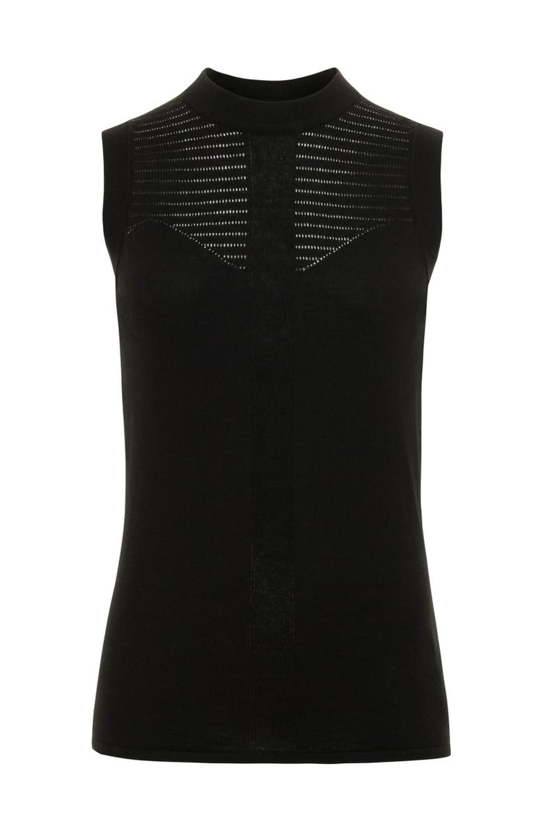 Anatomie Evie Sleeveless Sweater Knit Top, Alternate, color, Black