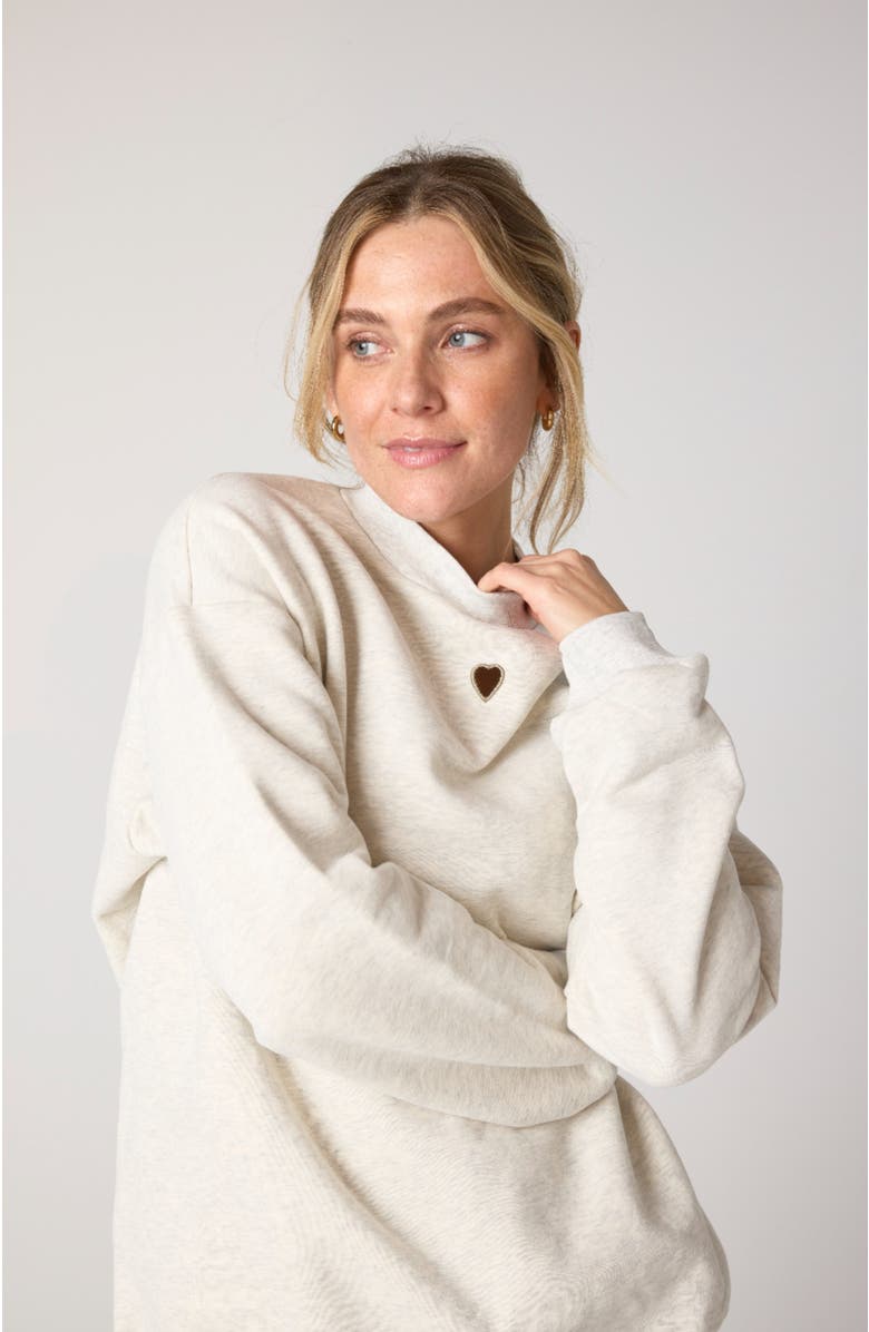 Daughter Lessons Love Crew, Alternate, color, Grey