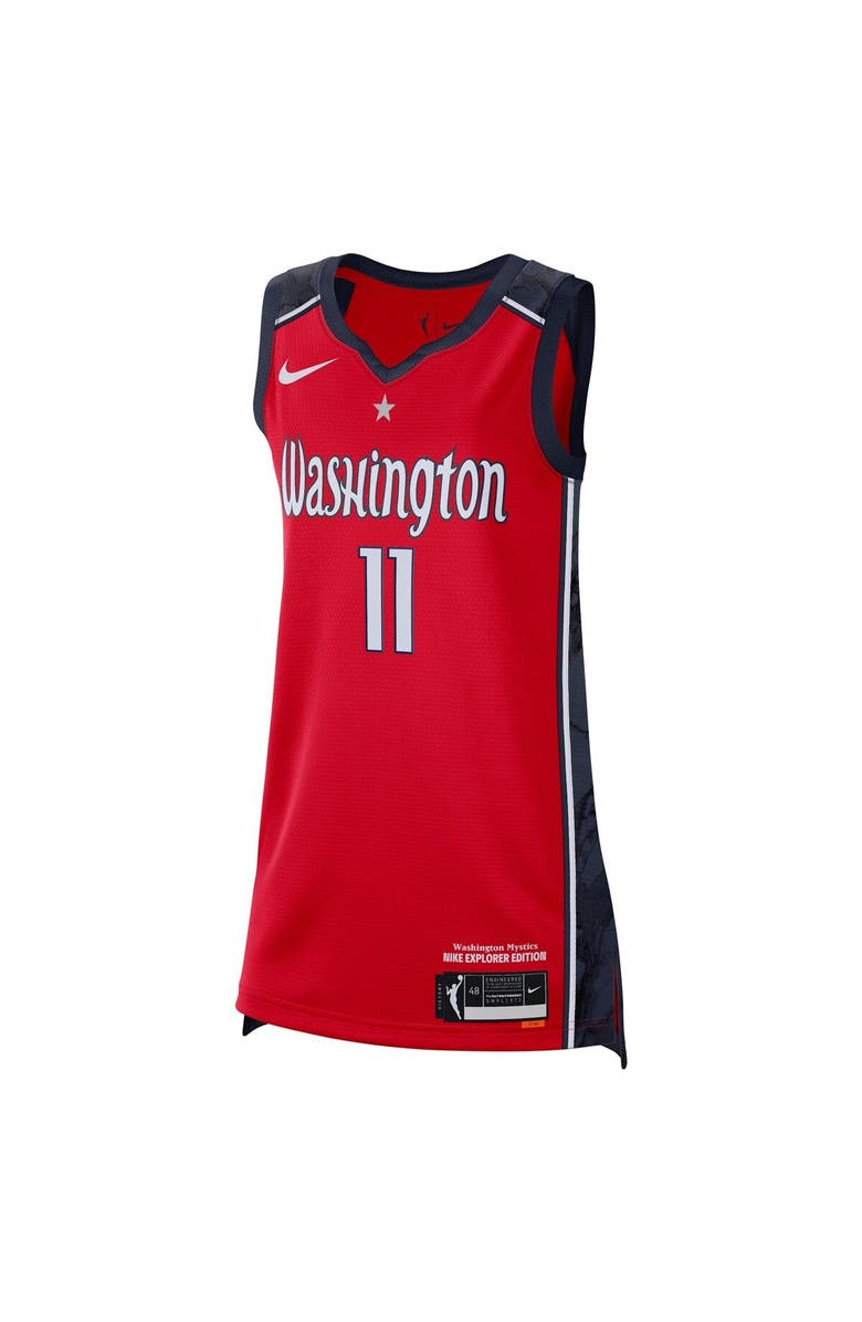 Nike Women's Nike Elena Delle Donne Red Washington Mystics 2021 Explorer Edition Victory Player Jersey, Alternate, color, 