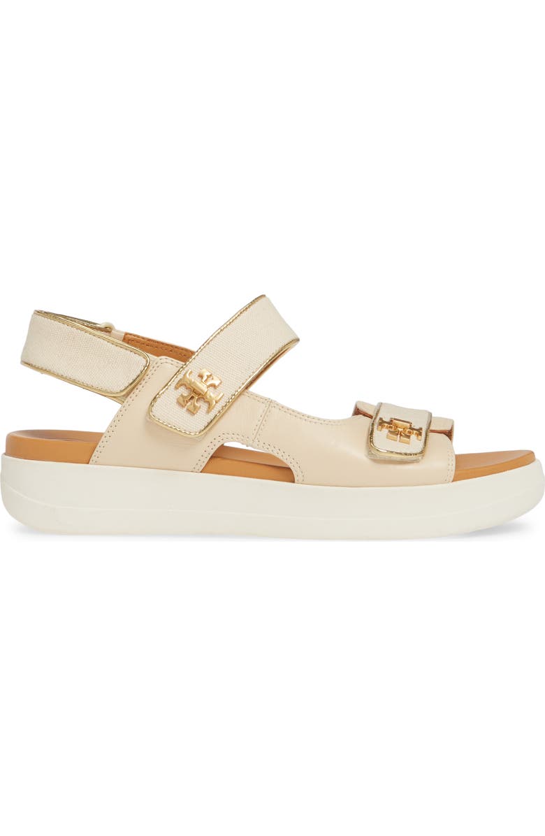 Tory Burch Kira Logo Slingback Sandal, Alternate, color,