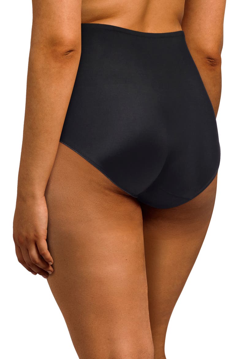 Every Curve High Waist Briefs, Alternate, color, BLACK