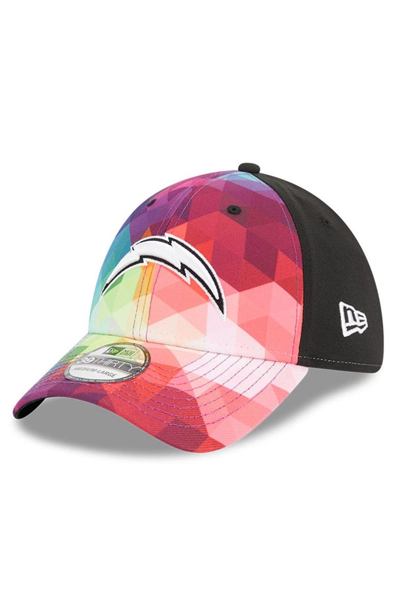 New Era Men's New Era Pink Los Angeles Chargers 2023 NFL Crucial Catch 39THIRTY Flex Hat, Main, color, Pink