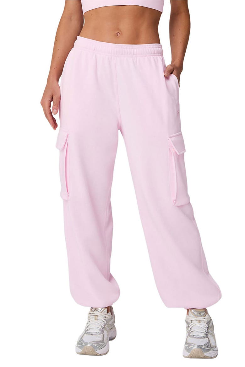 Year Round Terry Cargo Jogger, Main, color, Soft Pink