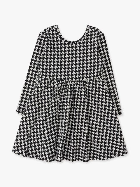 Knit Long Sleeve Twirl Dress