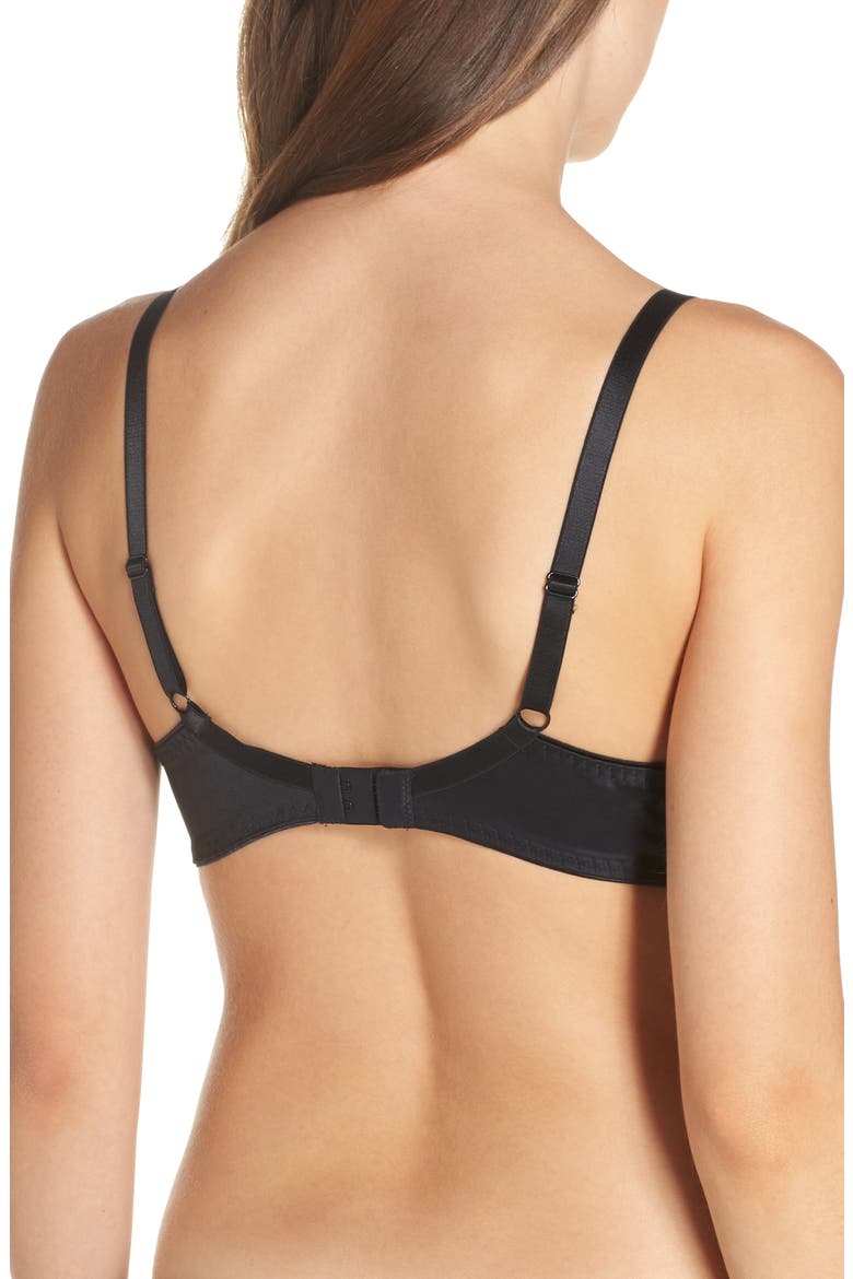 Starlight Hero Underwire Side Support Bra, Alternate, color, BLACK