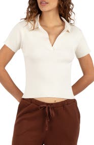 Hurley Coastal Range Ribbed Polo Sweater