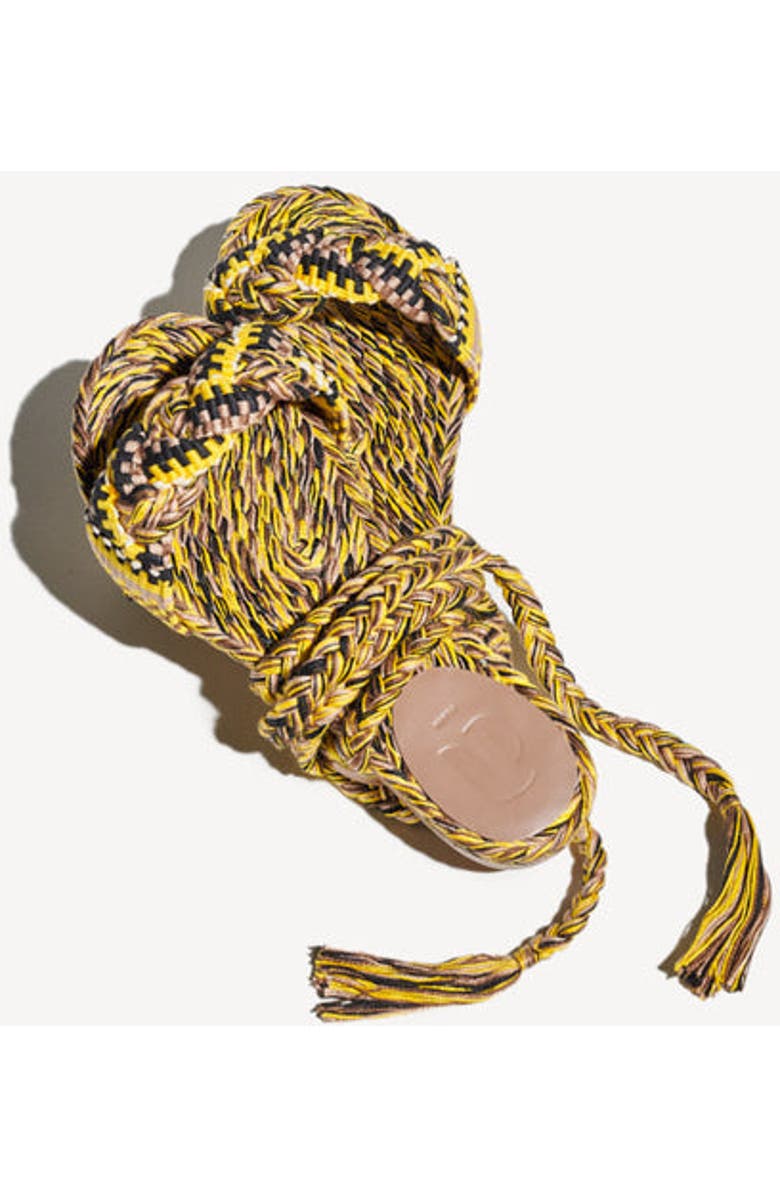 Amambaih Paula Sandals, Alternate, color, Yellow