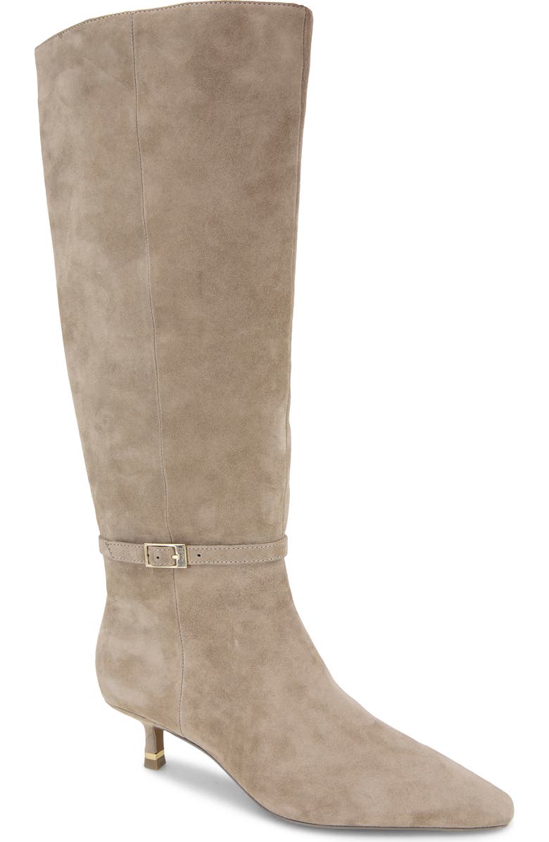 Kenneth Cole Marais Knee High Boot, Main, color, Taupe Suede