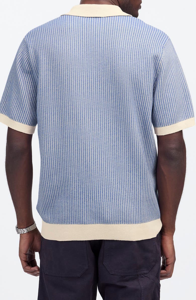 Madewell Johnny Collar Tuck Stitch Polo, Alternate, color, 
