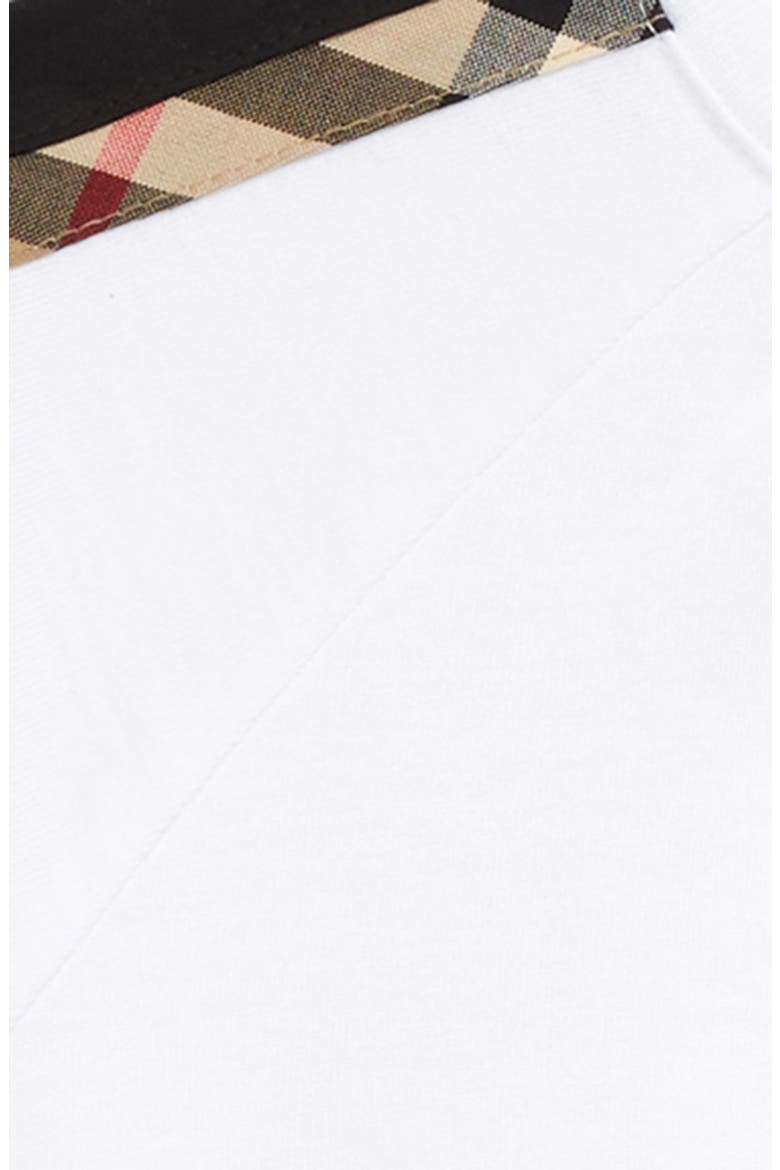 Kim Check Panel Bodysuit, Alternate, color, WHITE