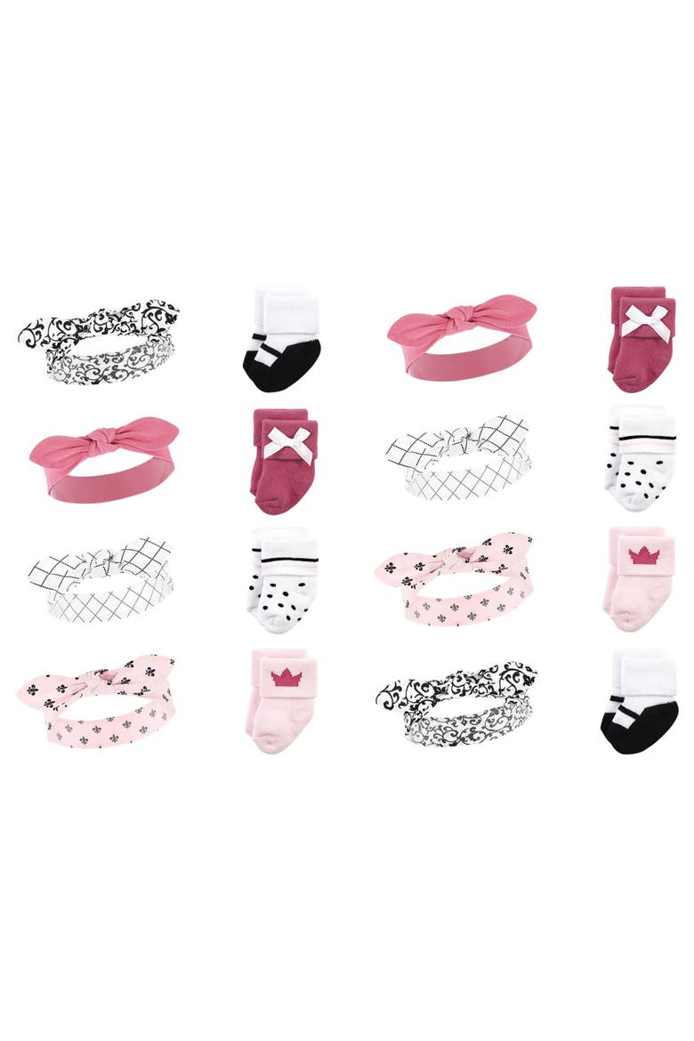 16Pc Soft Headband and Socks Giftset, Main, color, Princess