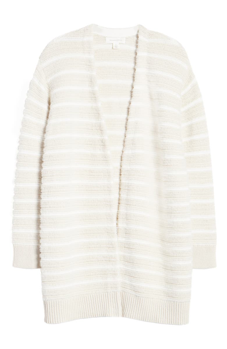 Treasure & Bond Stripe Open Front Cardigan, Alternate, color, 