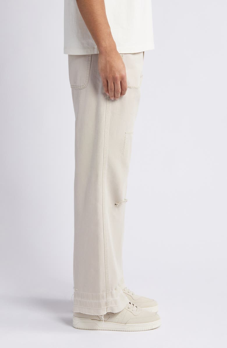 FRAME Skater Straight Leg Jeans, Alternate, color, Beach Sand Rips